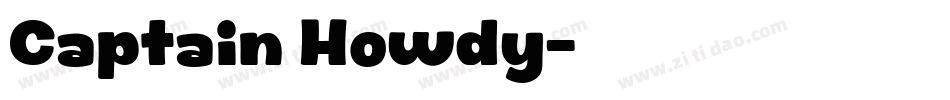 Captain Howdy字体转换